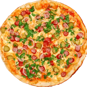 Chipotle Chicken Pizza - Spicy halal pizza at Pizza Bae Calgary